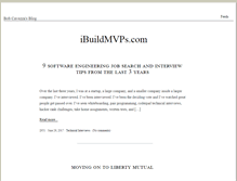 Tablet Screenshot of ibuildmvps.com